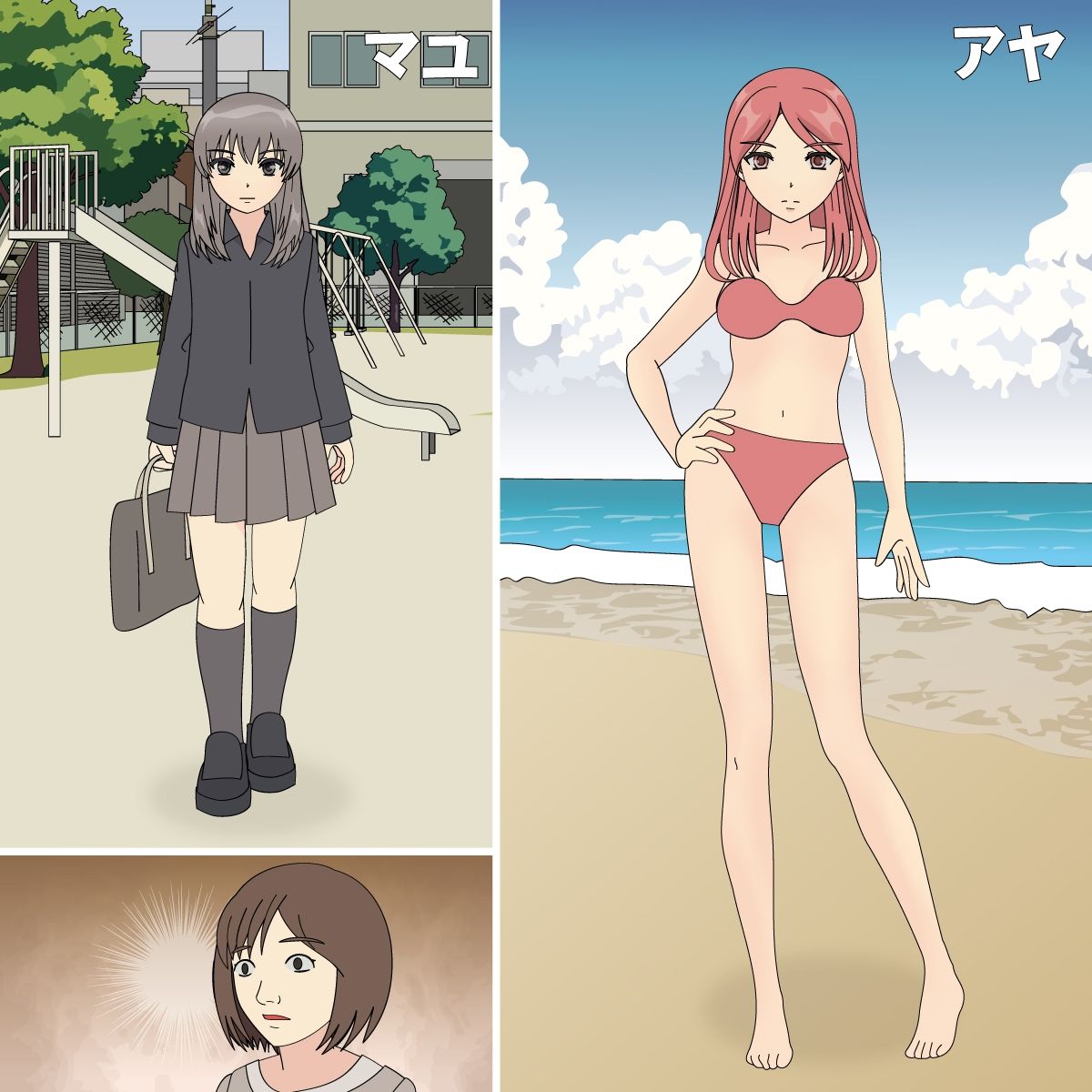 エロ× グラビアアイドルの極秘舞台と露出少女_2