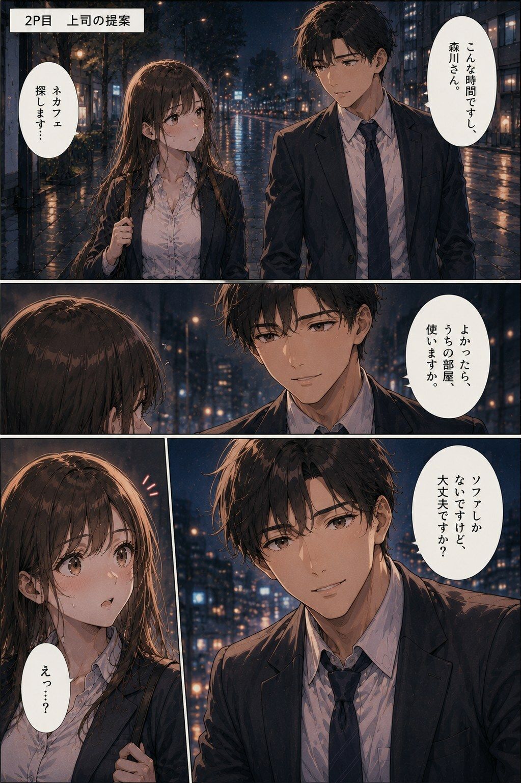 新入社員の彼女は、終電を逃した夜を忘れられなかった ―教育係の上司と、もう一度だけ― サンプル2