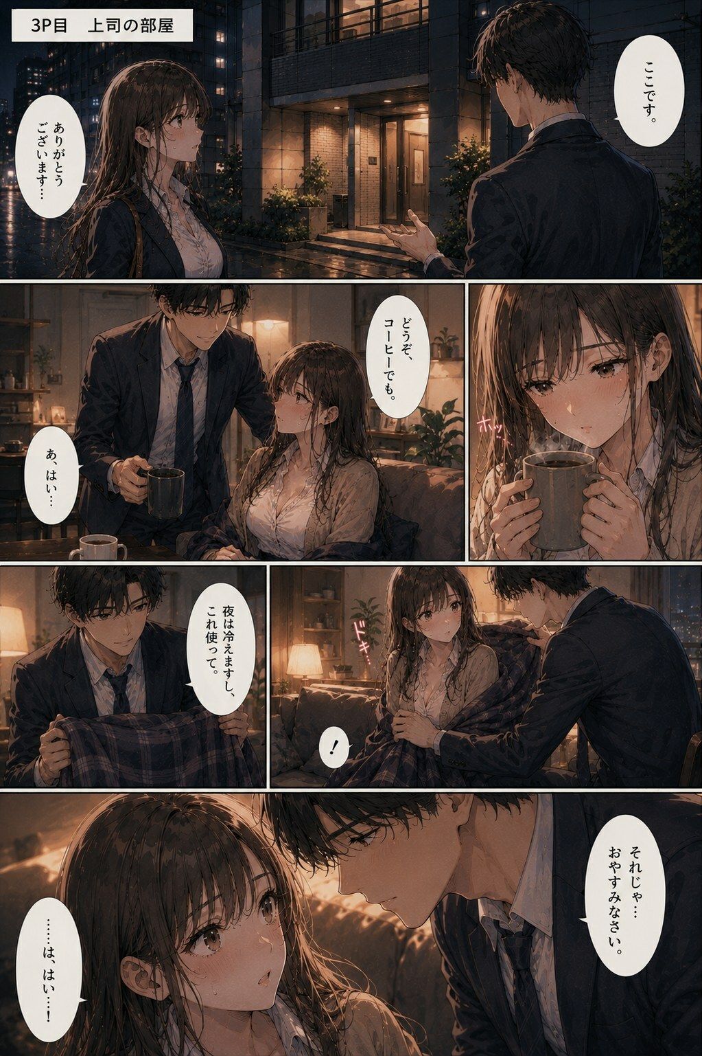 新入社員の彼女は、終電を逃した夜を忘れられなかった ―教育係の上司と、もう一度だけ― | 同人データベース
