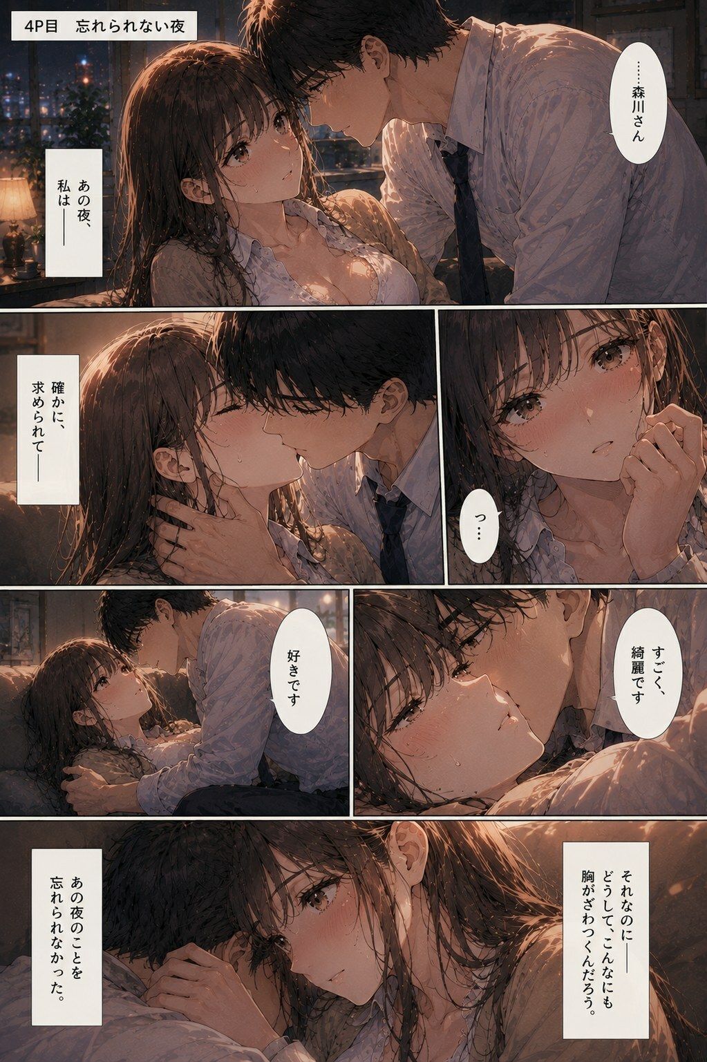 新入社員の彼女は、終電を逃した夜を忘れられなかった ―教育係の上司と、もう一度だけ― サンプル4