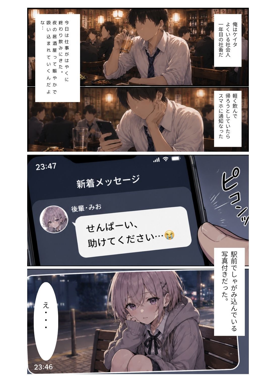 終電逃した男の娘が先輩と朝までアナル中出ししまくった件 画像1