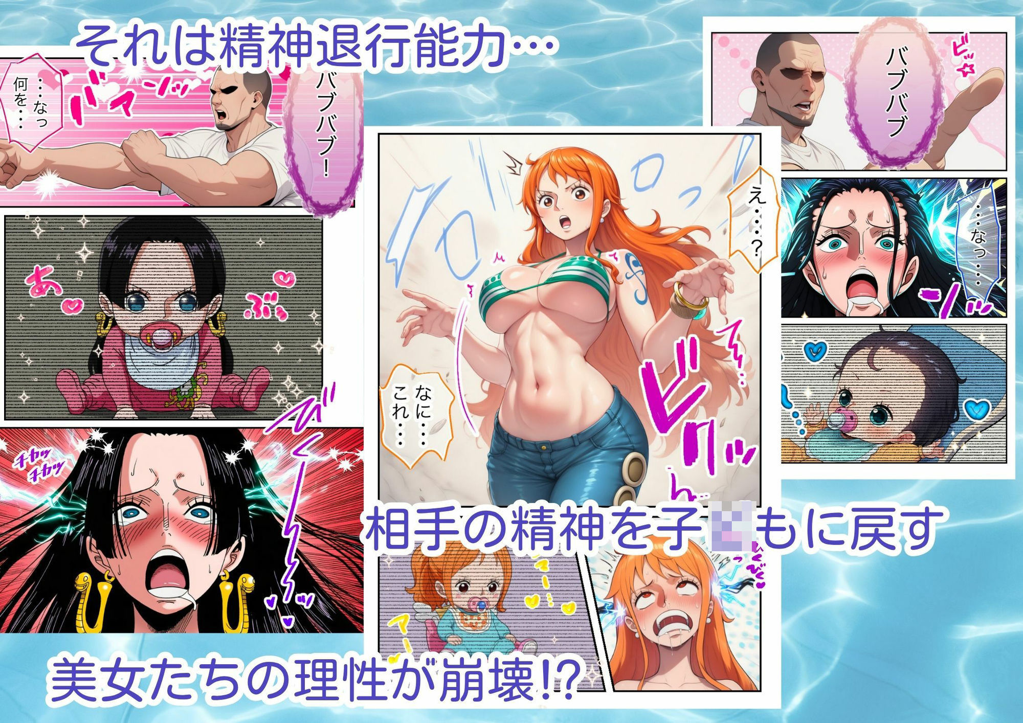 バブバブの実でワンピースヒロインを精神退行（赤ちゃん化）させたら性欲が暴走した話 画像2