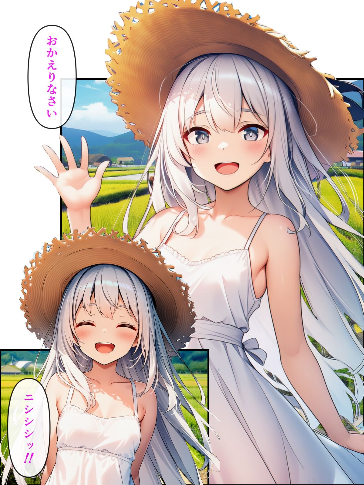 【ぬぽぬぽらぼ】同人マンガ・AI『久しぶりに帰った田舎で、幼なじみと思い出巡りする話』4