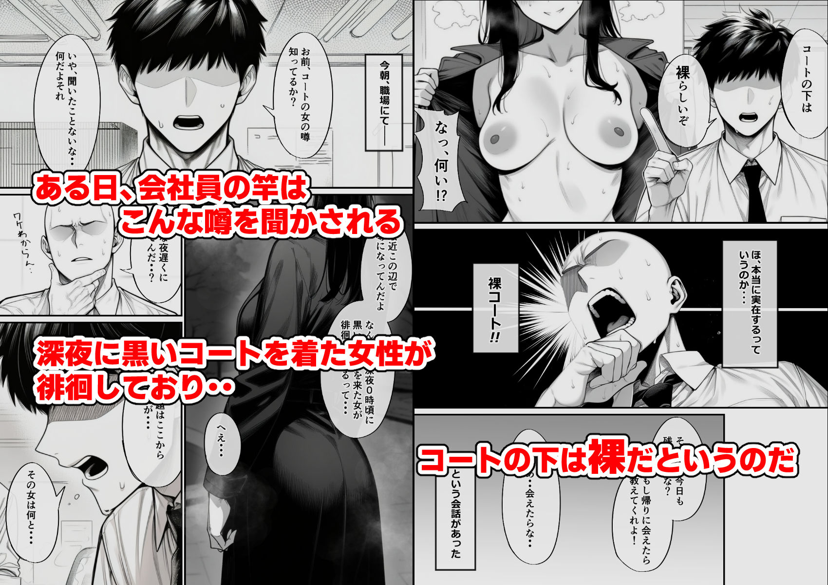裸コートの娘ちゃんと野外セックスする話 画像1