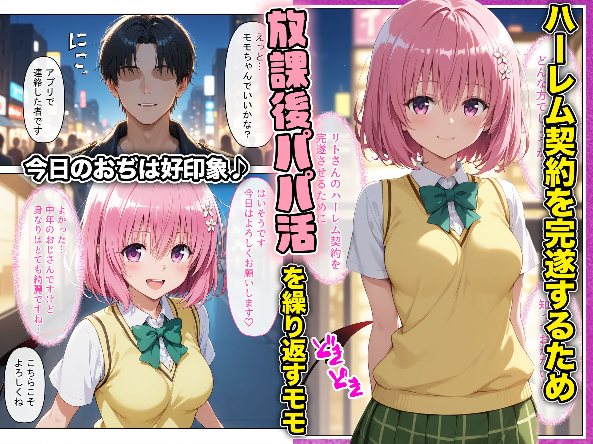 放課後、彼女たちはパパと会う〜本番NGのはずが…生中出し種付けレ●プされてまさかの快楽堕ち〜 画像1