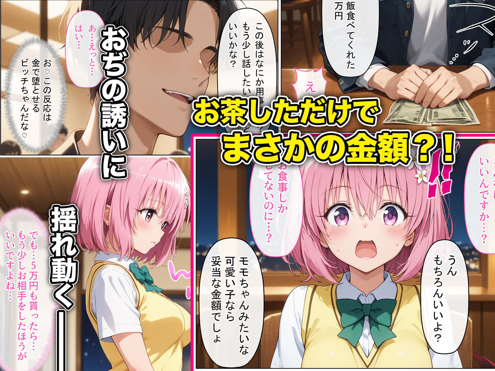 放課後、彼女たちはパパと会う〜本番NGのはずが…生中出し種付けレ●プされてまさかの快楽堕ち〜 画像3