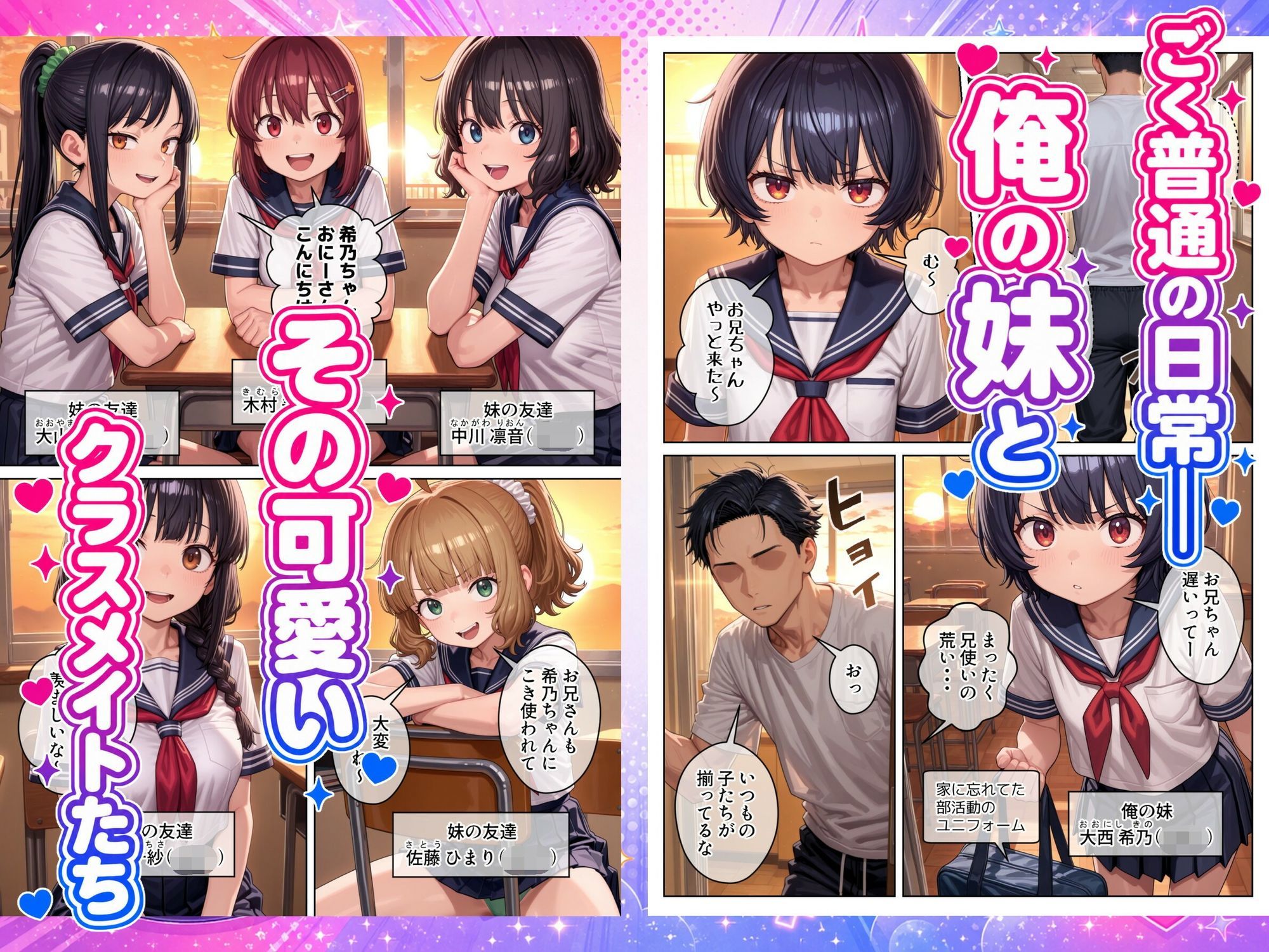 妹のクラスの身体検査に潜入してみた2 - hitomi raw無料エロ漫画（同人誌）サンプル画像 002