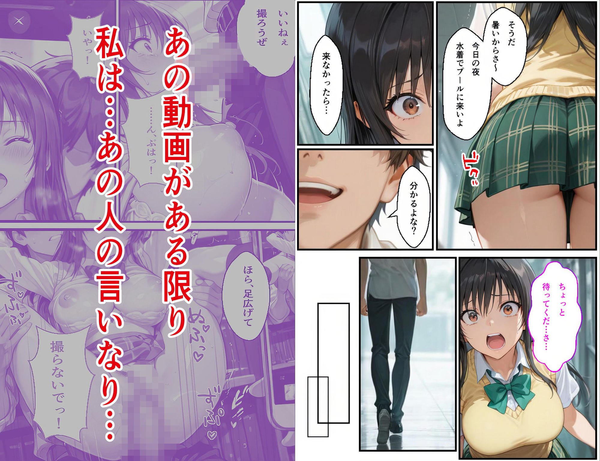 夜のプールに響くスク水少女古手〇唯の咽び泣き  断ち切れぬ絶望の連鎖4 画像2