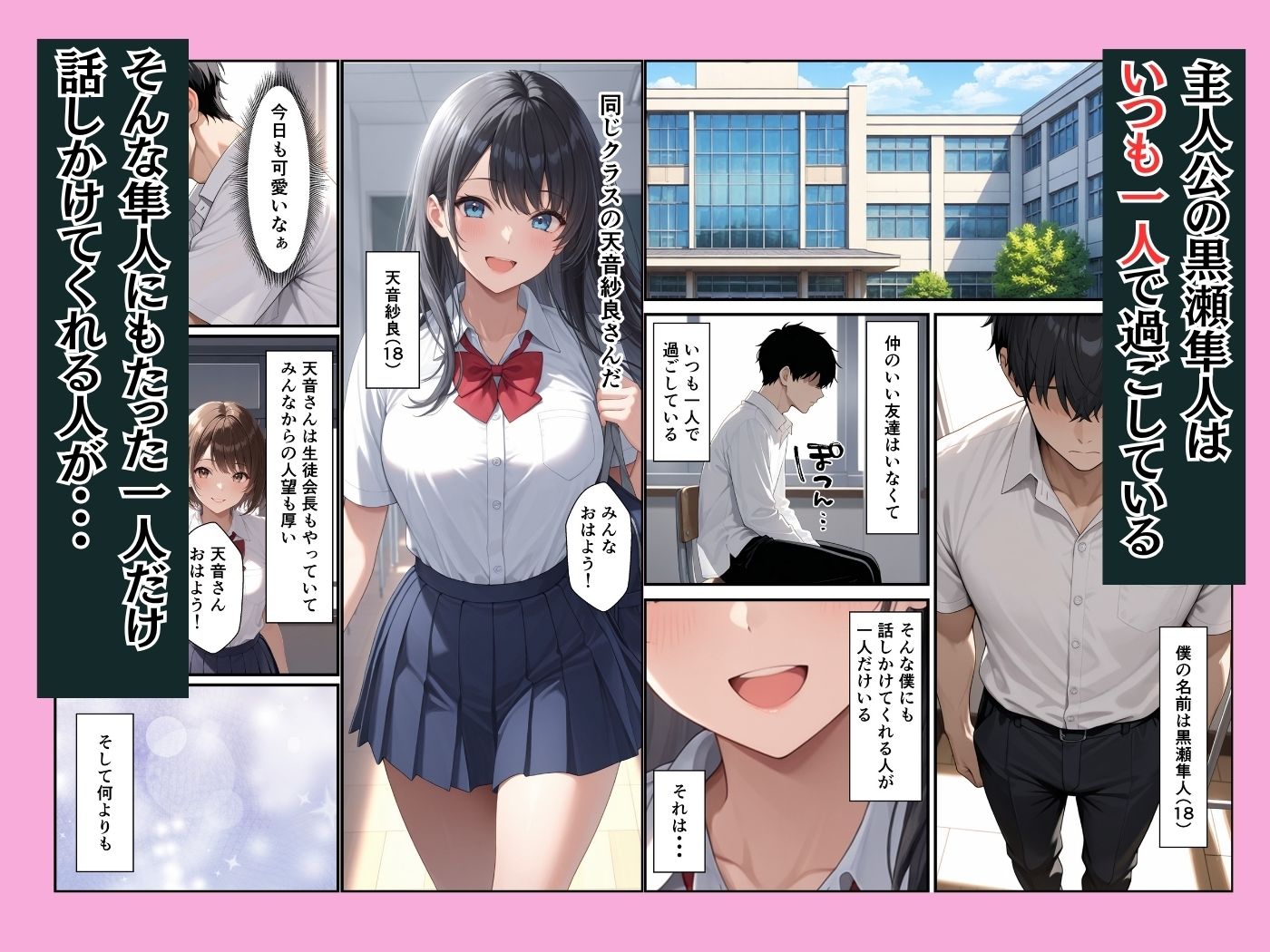憧れの生徒会長が童貞陰キャの僕の彼女になってイチャラブセックスした話 画像1