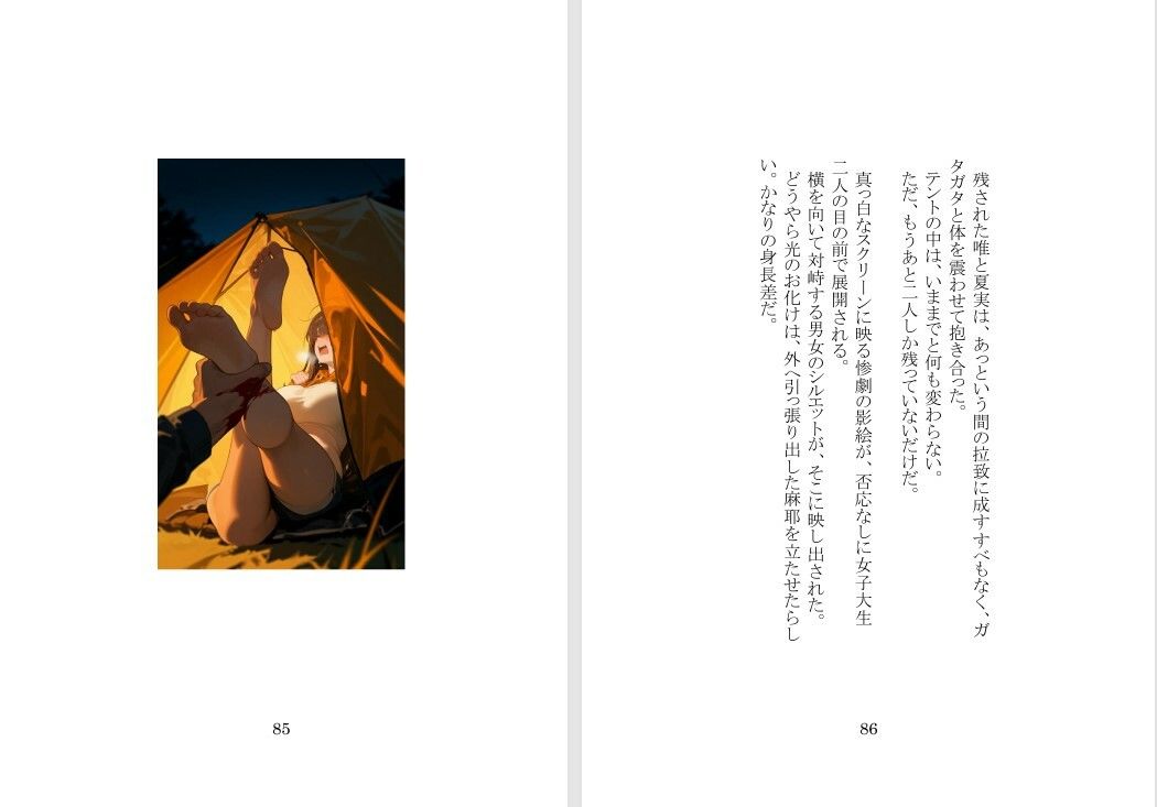 【官能小説】エロティックホラーキャンプ場の惨劇3