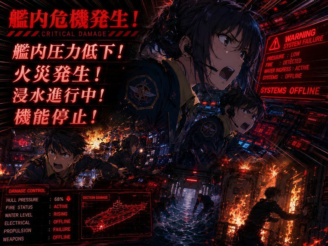 【敗北】捕らわれた艦長テスタ点‥…仲間を守るための沈黙 画像2
