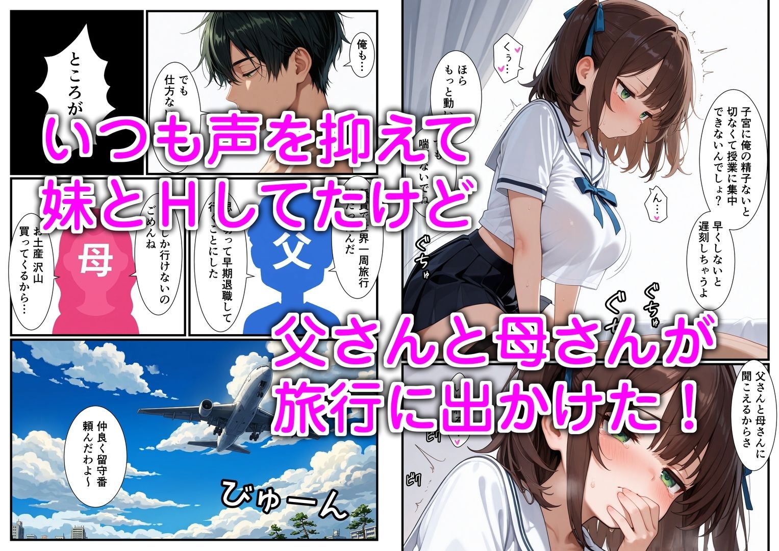 妹と恋人ごっこ 交尾ごっこ4 〜コスプレえっち編〜 サンプル1