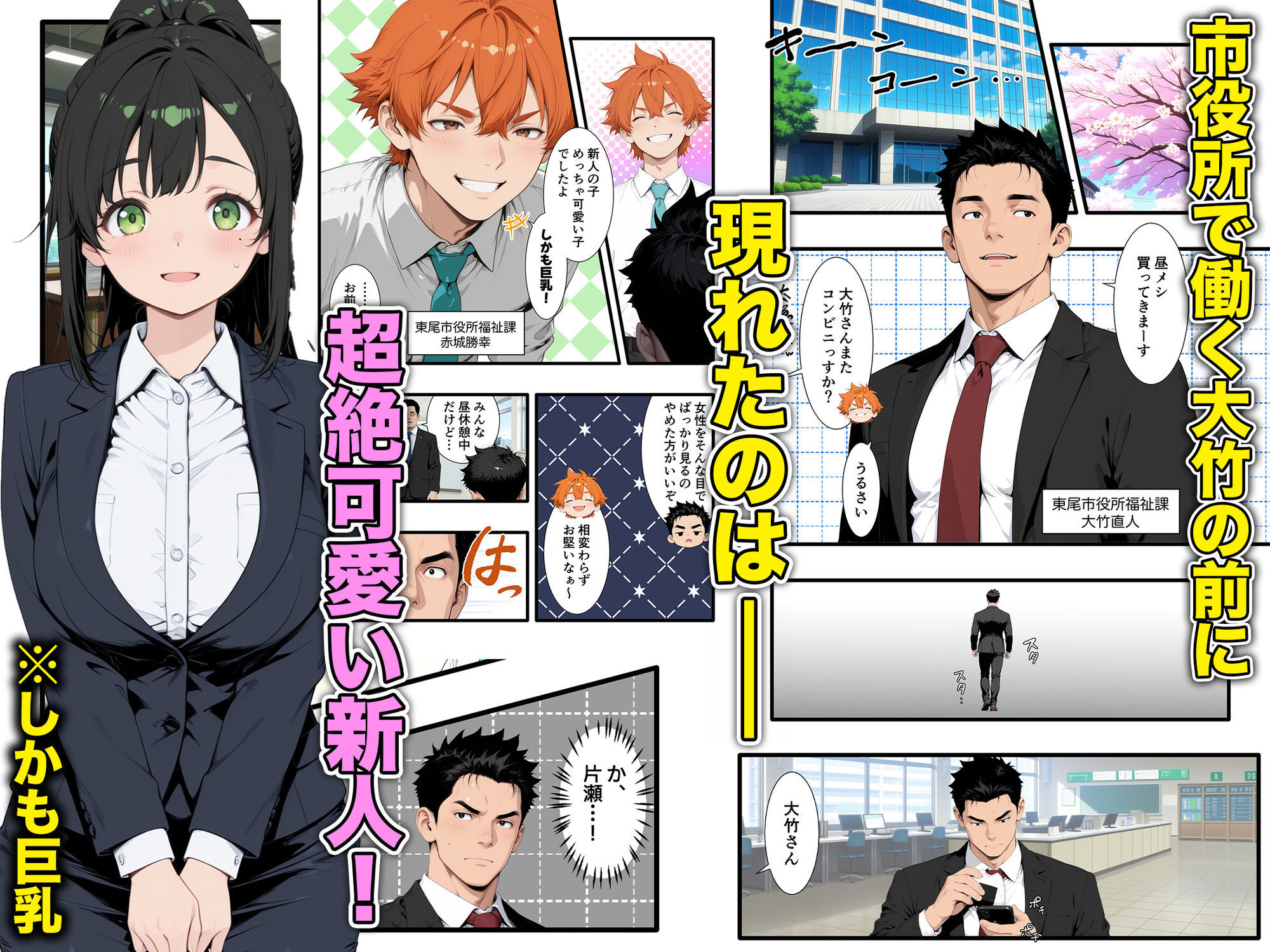 【無料エロ漫画】d_781467 巨乳小悪魔新卒の誘惑に敗北してあまあま搾精されまくる話(性癖解放区リビドガル)