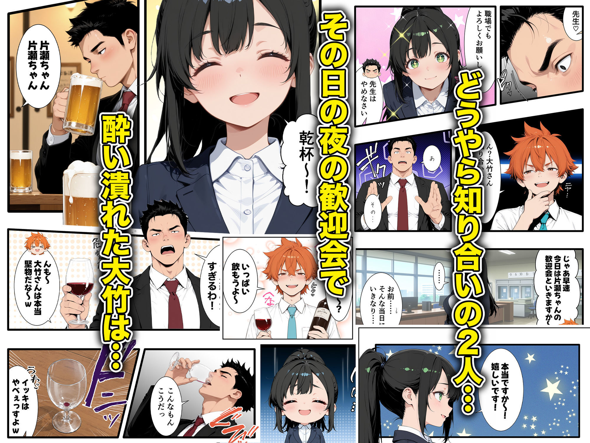 【無料エロ漫画】d_781467 巨乳小悪魔新卒の誘惑に敗北してあまあま搾精されまくる話(性癖解放区リビドガル)