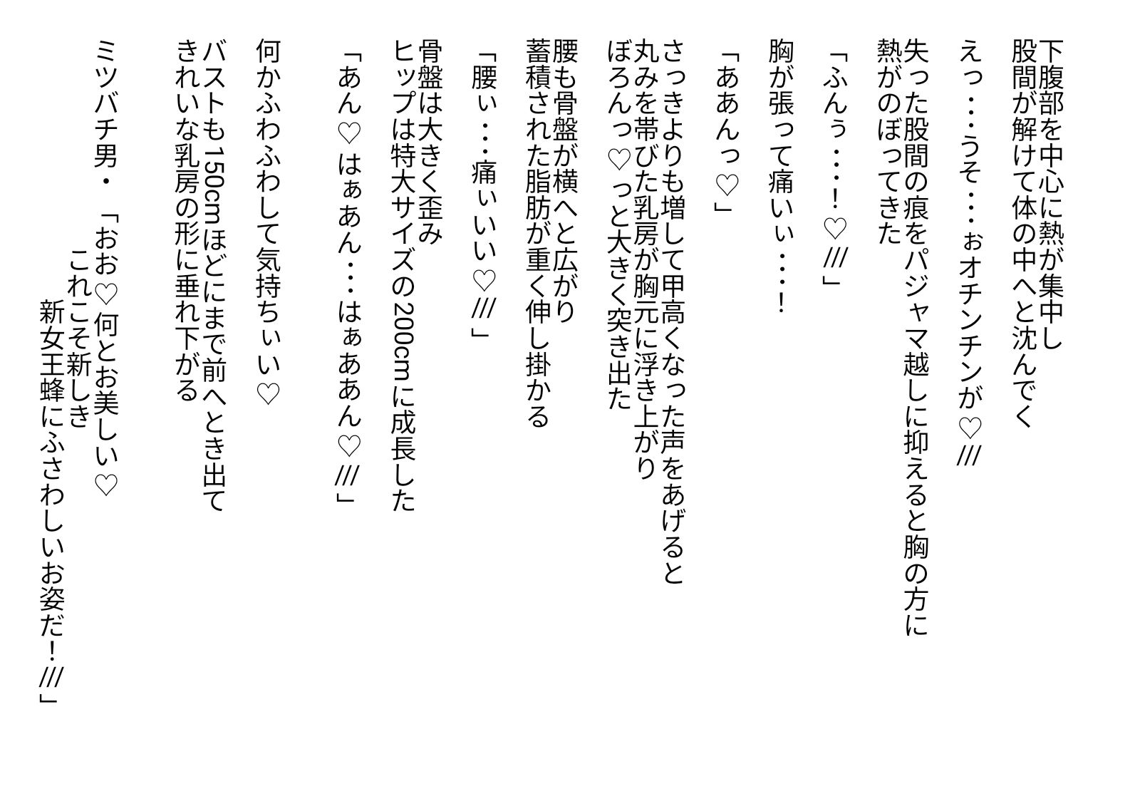ノベル版ミツバチの呪いと挿げ替えカップル2セット 画像2