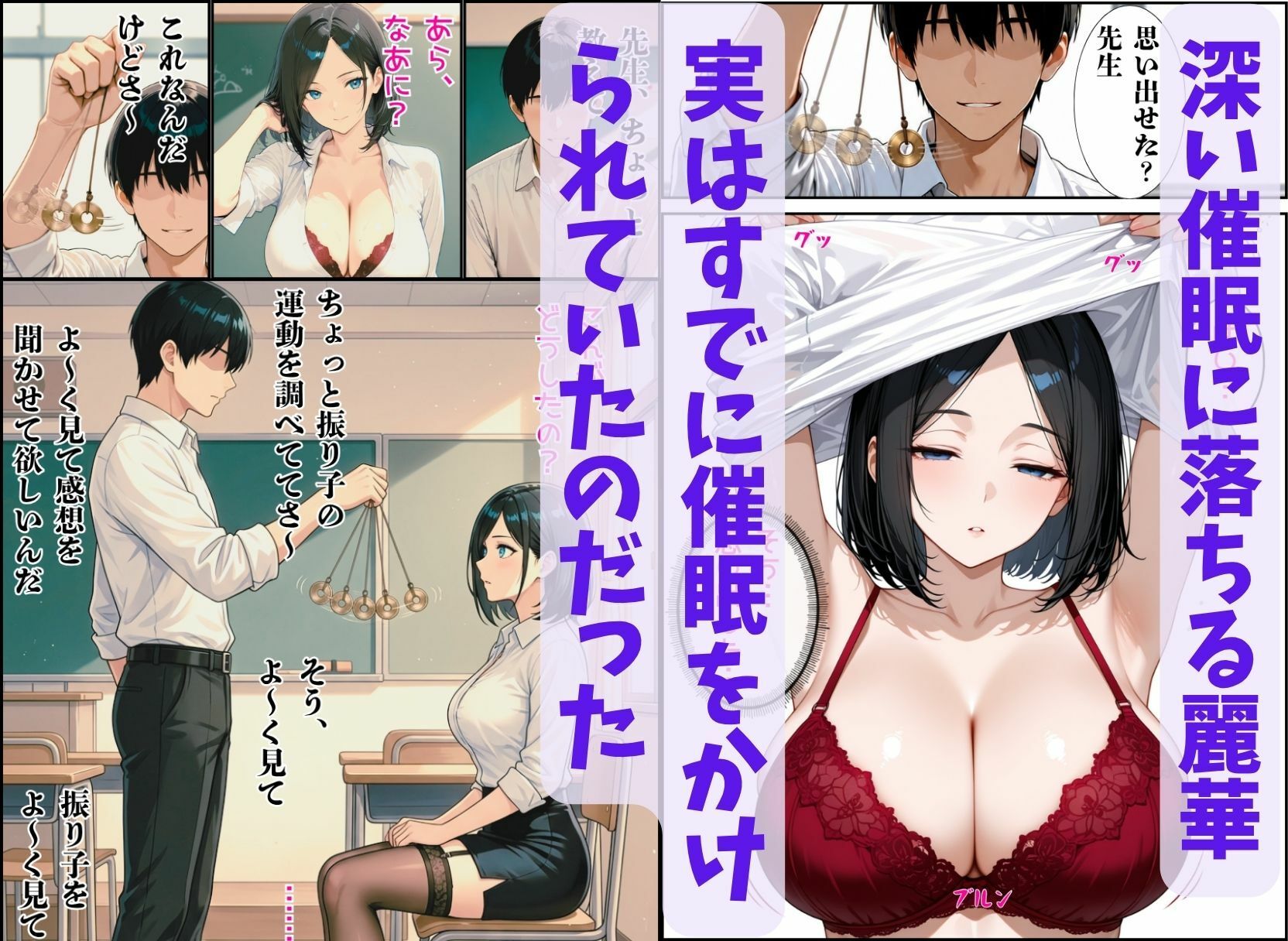 美人教師、淫乱催●術を掛けられて・・・ 画像6