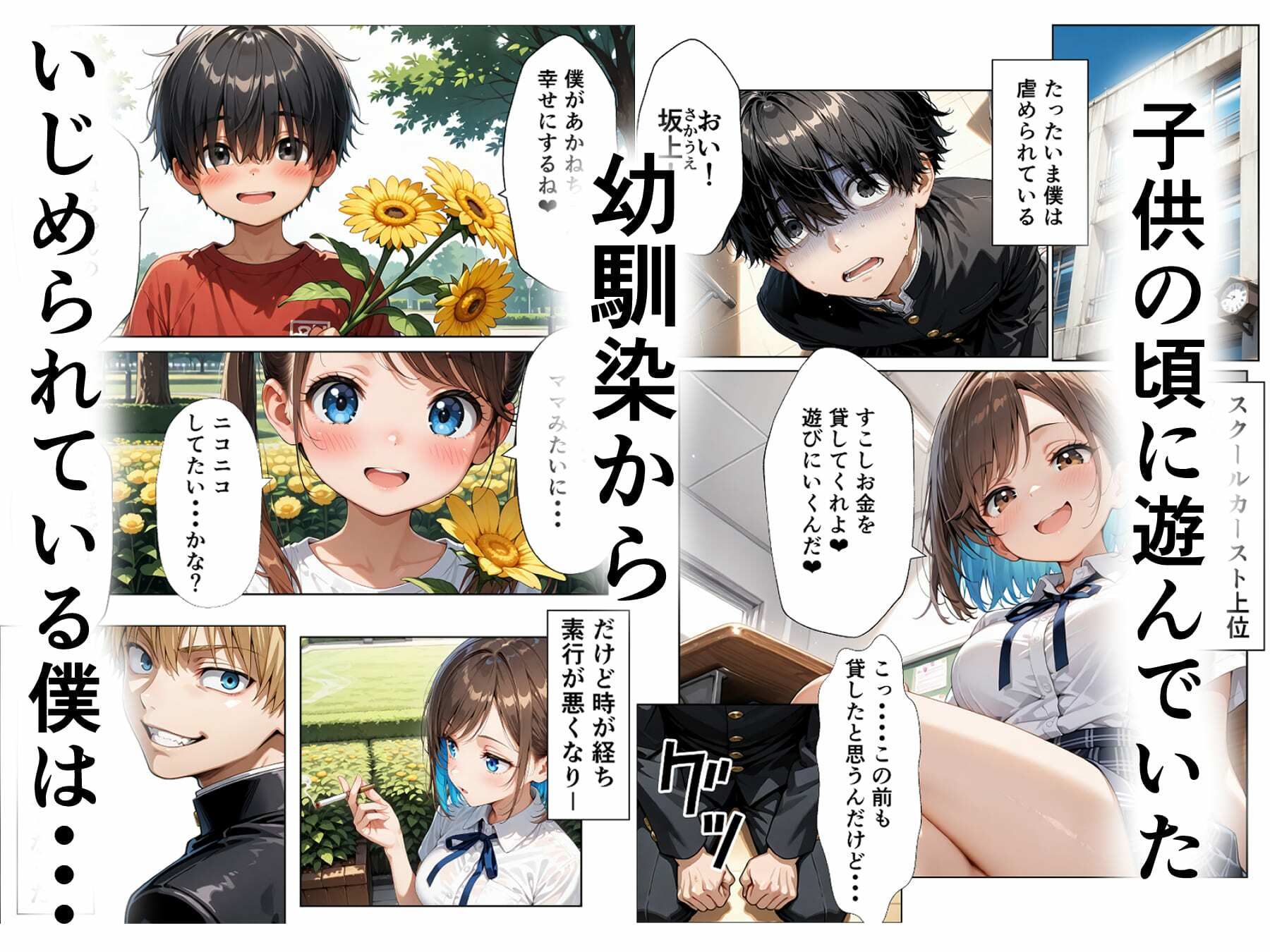 学園排泄  幼馴染がいじめるので人格排泄して幸せになります サンプル1