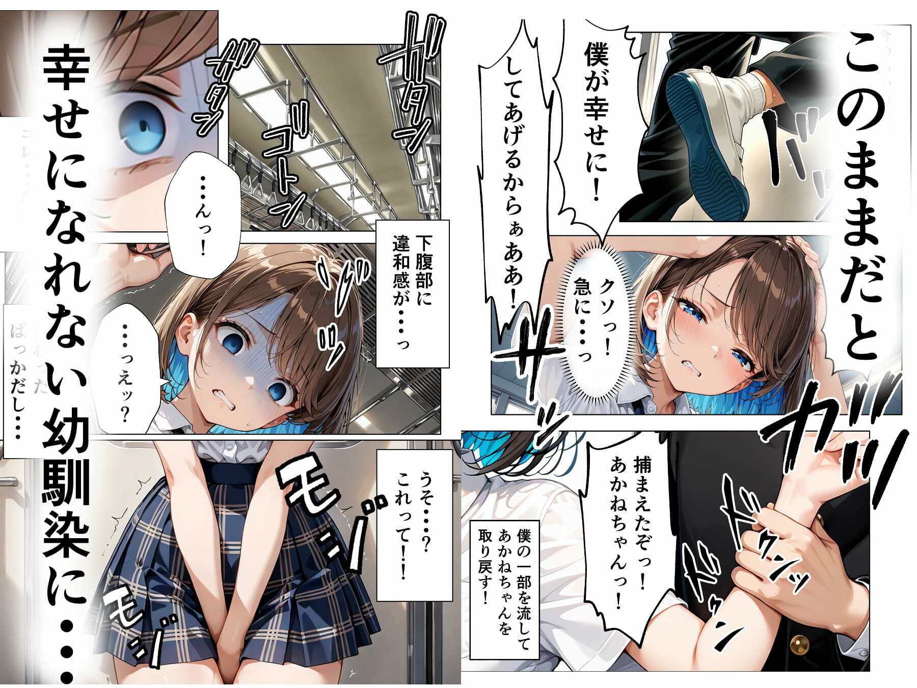 学園排泄  幼馴染がいじめるので人格排泄して幸せになります サンプル2