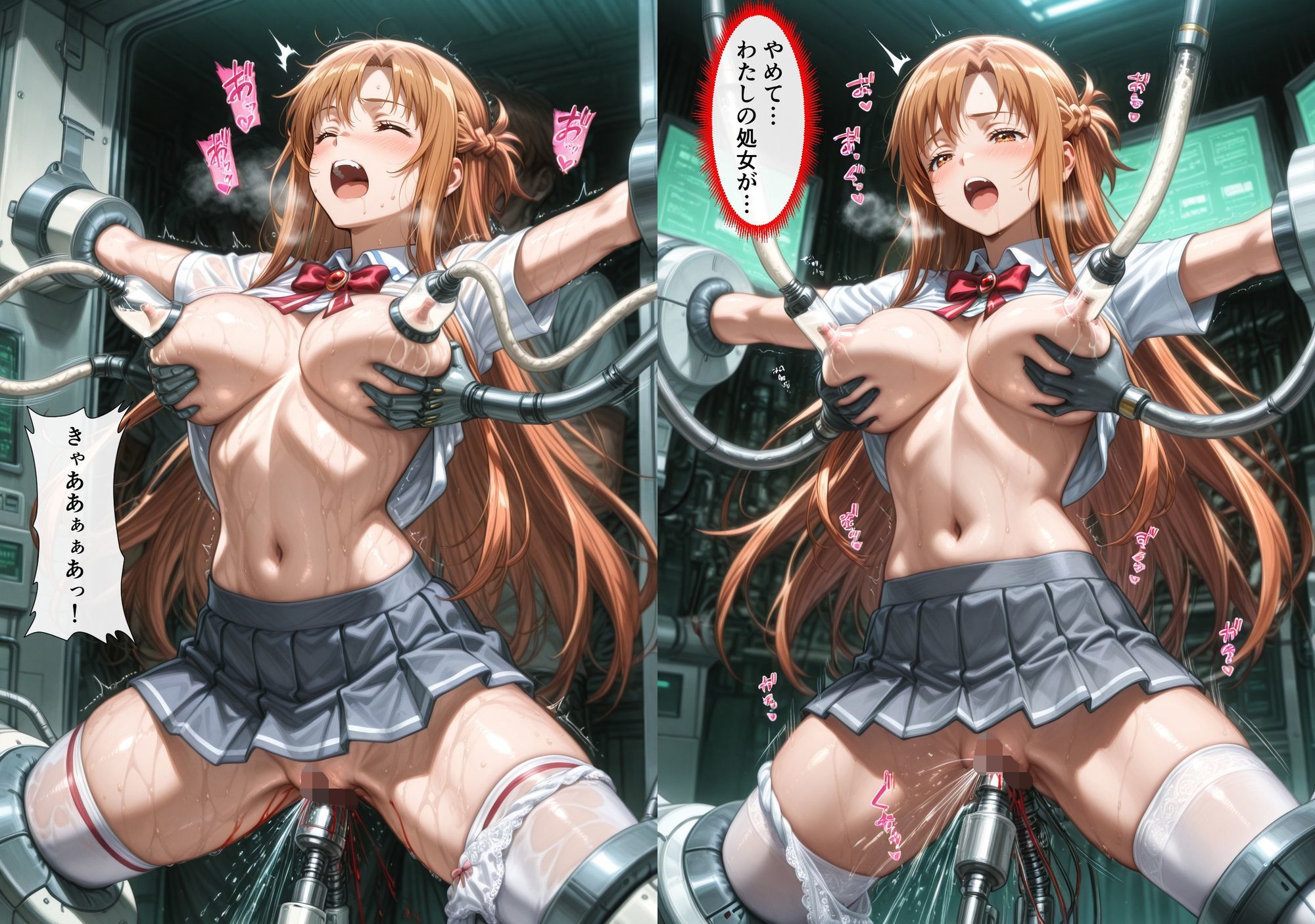 敗北して監禁されたア〇ナ 画像6