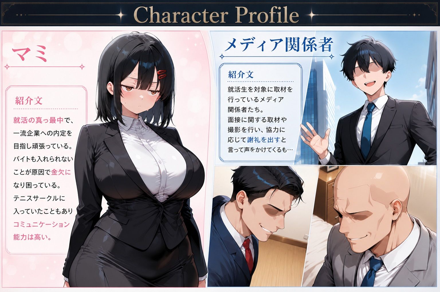 一流企業を目指す真面目な就活生女子がお金に負けて4Pハメ撮りSEXした話 画像1