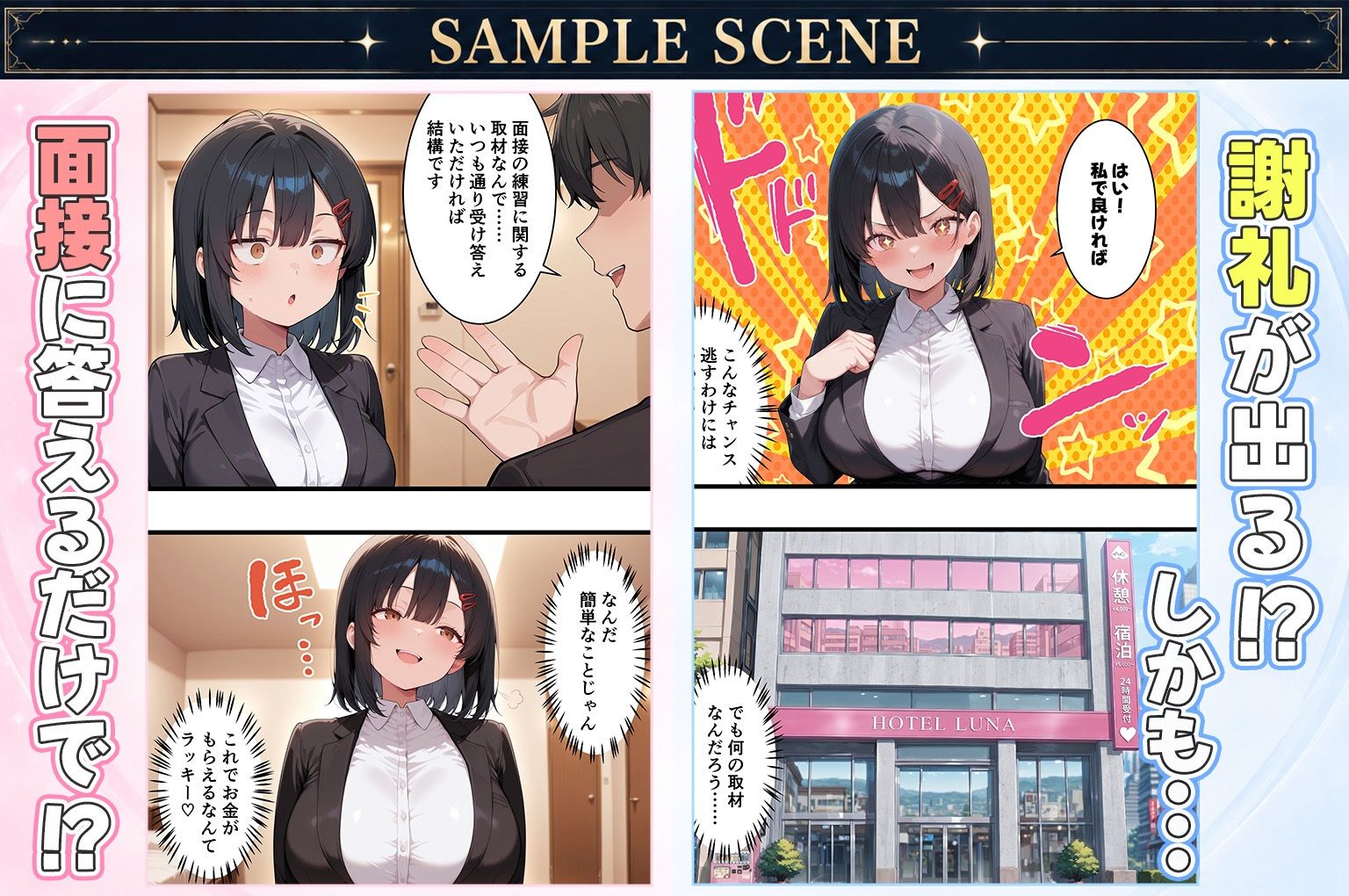一流企業を目指す真面目な就活生女子がお金に負けて4Pハメ撮りSEXした話 画像3