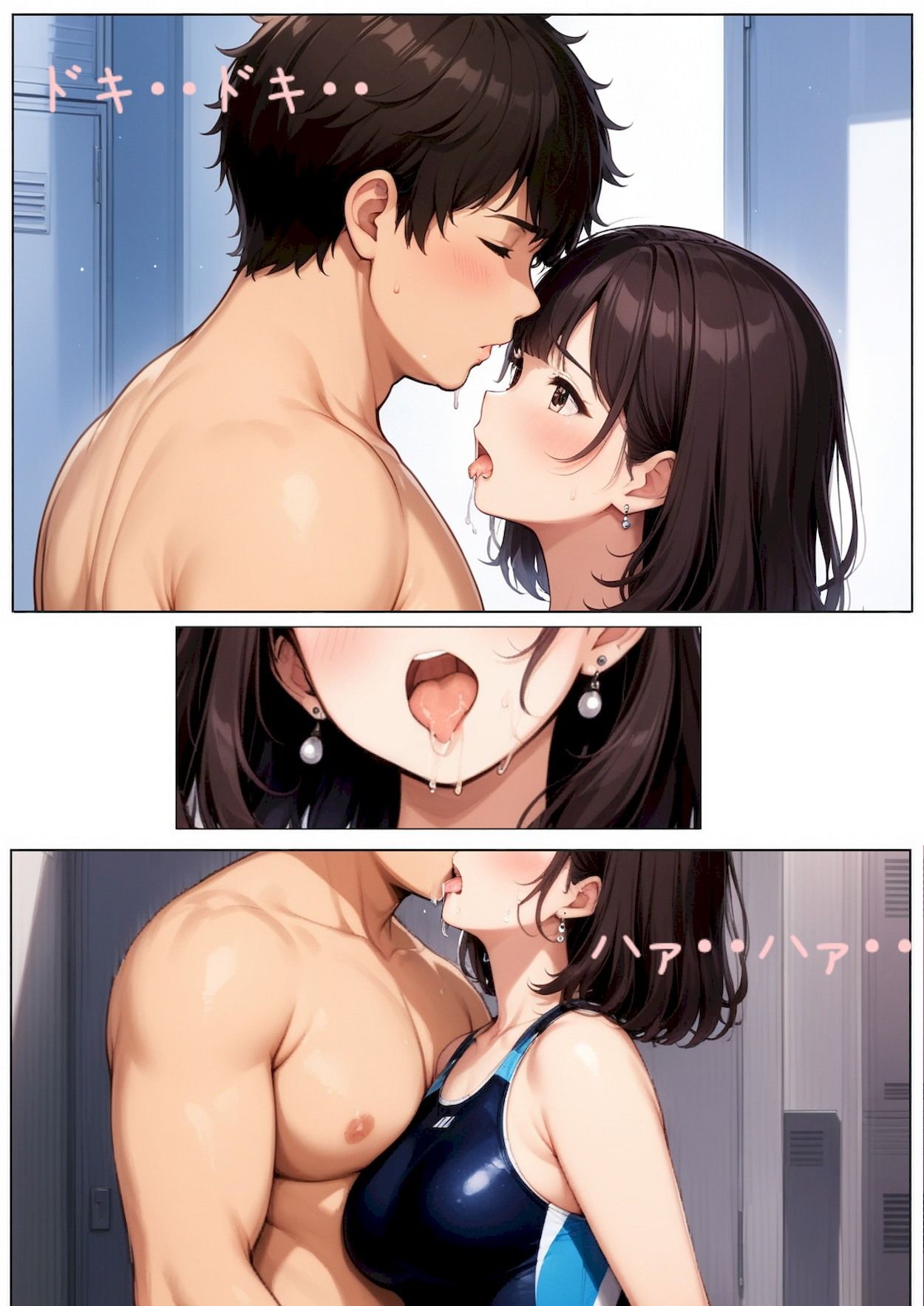 競泳水着は着たままがいい！！ サンプル4