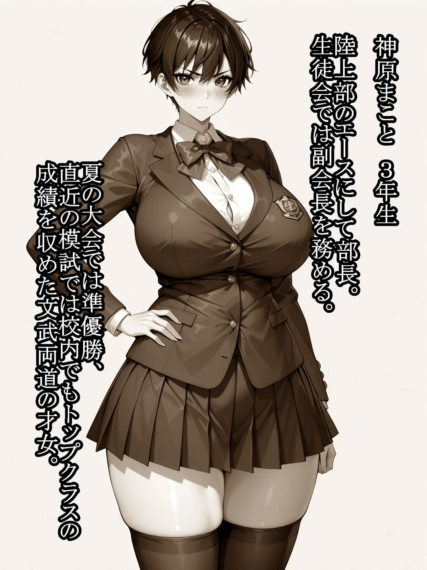 【エロ漫画】ボーイッシュな彼女を肉便器に堕とすまで1