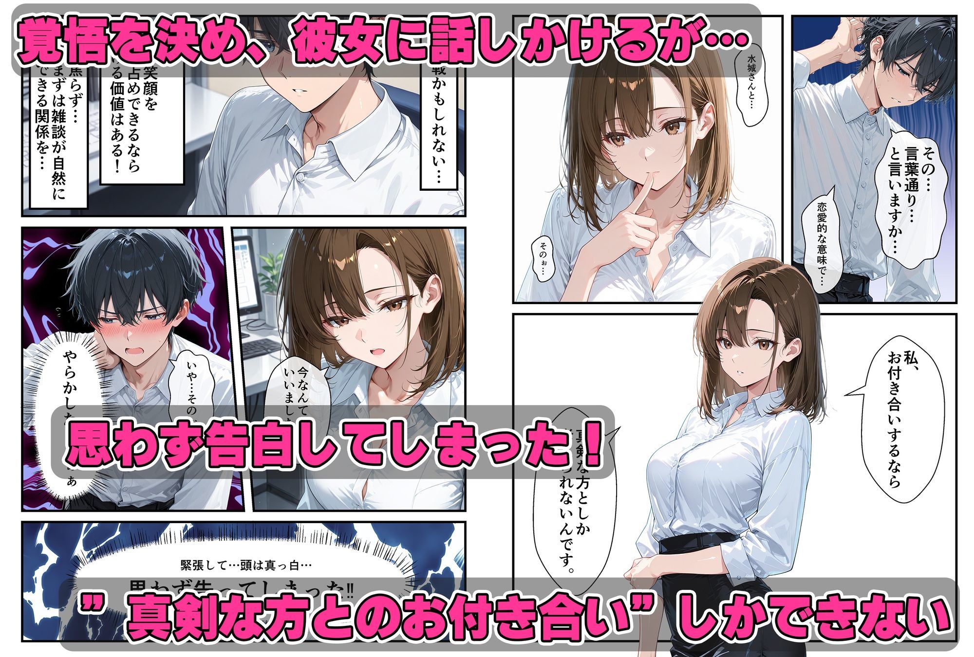クール美女に告白〜恋愛下手で処女の彼女は天然無自覚にエロかった 画像2