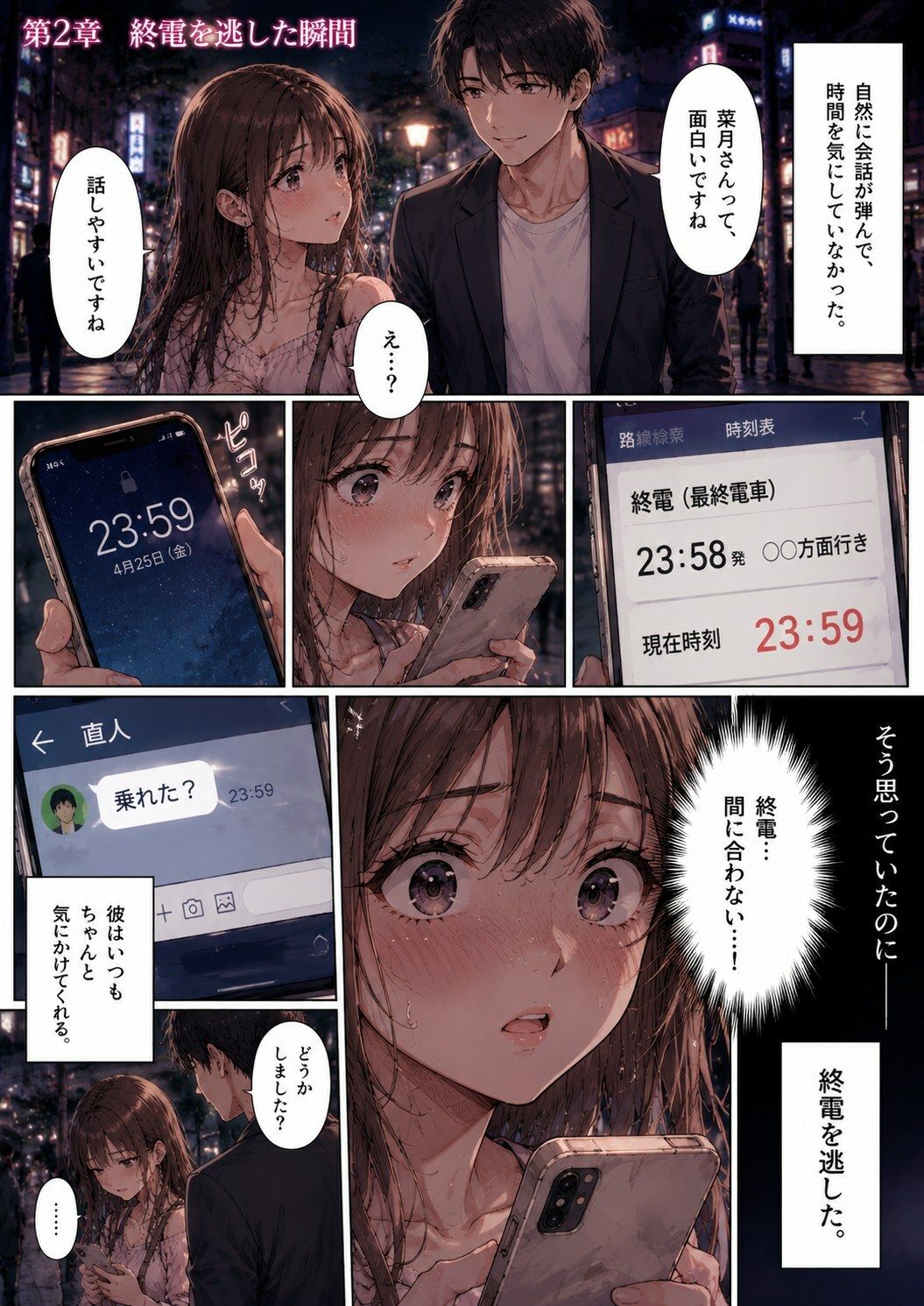 ナンパ男に連れて行かれた夜、彼氏には言えない ―断れなかった― 画像2