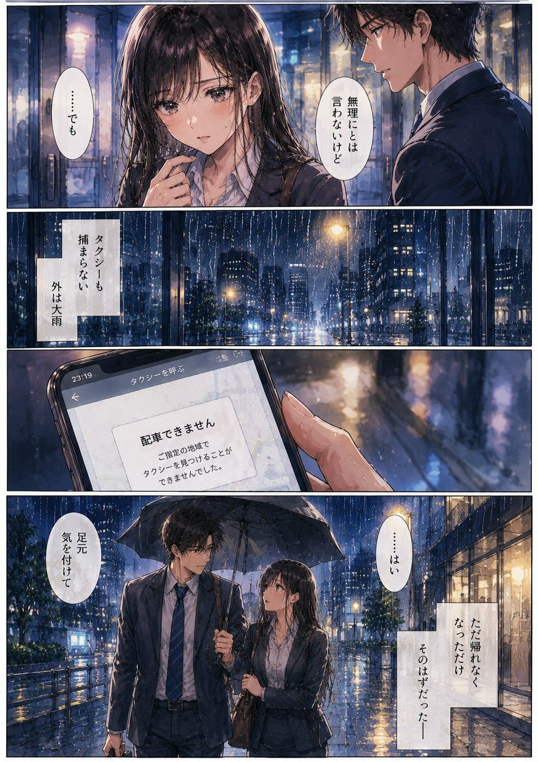 終電を逃した夜、彼女は上司の家に泊まった ―帰れない理由― 画像2