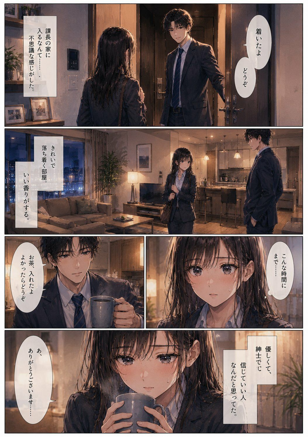 終電を逃した夜、彼女は上司の家に泊まった ―帰れない理由― 画像3