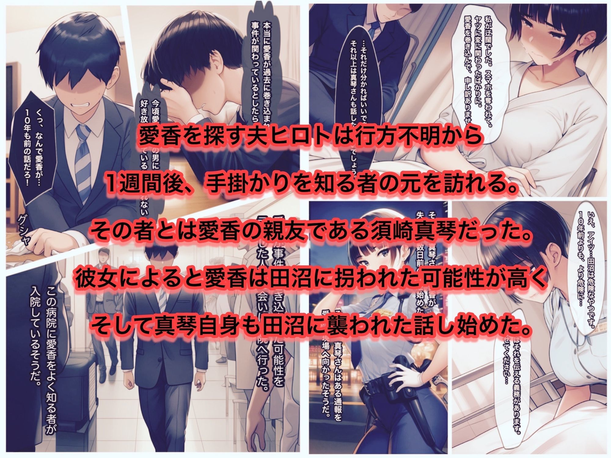 少女汚染4章 誘拐された人妻愛香とホームレスの肉便器の親友 サンプル3