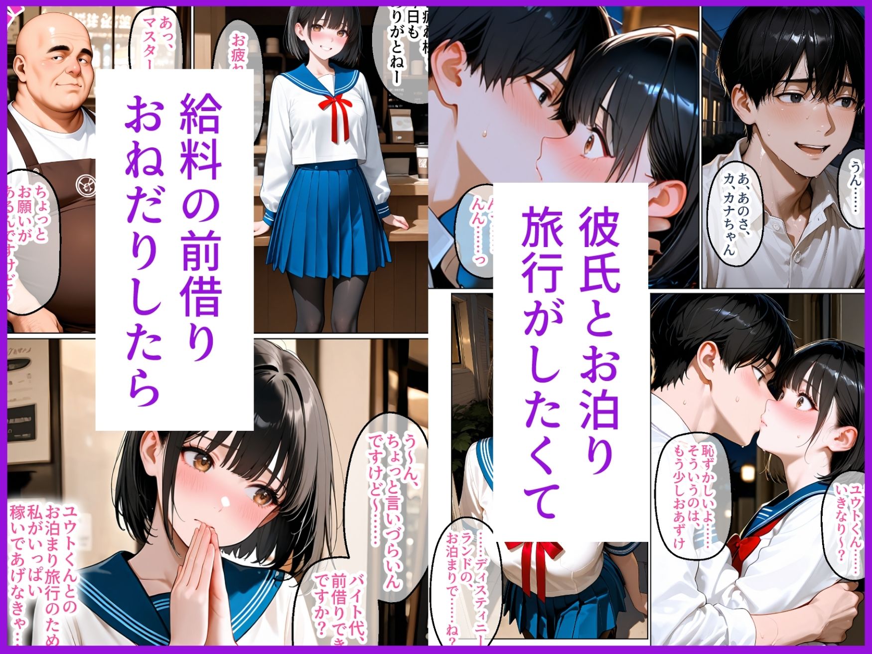 【総集編】パパ活シリーズ 〜脅迫・パパ活で堕とされる女たち〜 完全メス堕ち4作品収録 画像6
