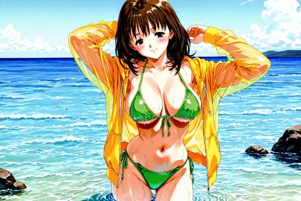ジャンプする少女_6