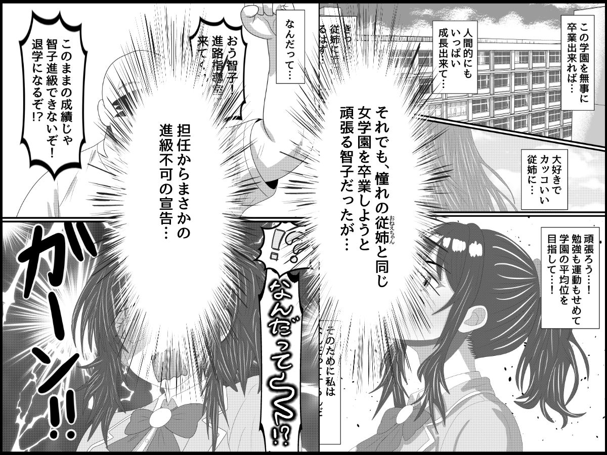 トロい爆乳処女生徒を進級を餌にハメまくる 画像3
