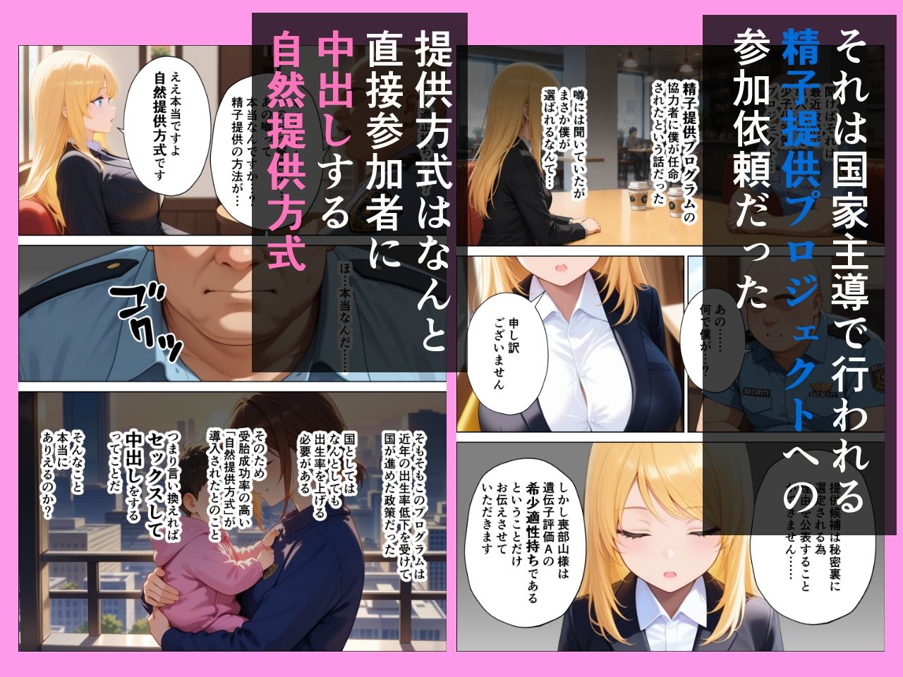 精子提供プロジェクト 昔あこがれだったあの子にぼくの子種を提供した話 サンプル2