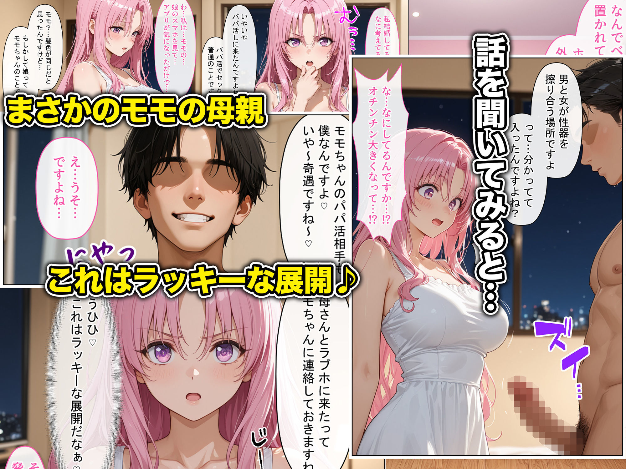 放課後、彼女たちはパパと会う〜人妻が娘のパパ活に間違えて来ちゃってそのままチン堕ち寝取られた話〜 画像3