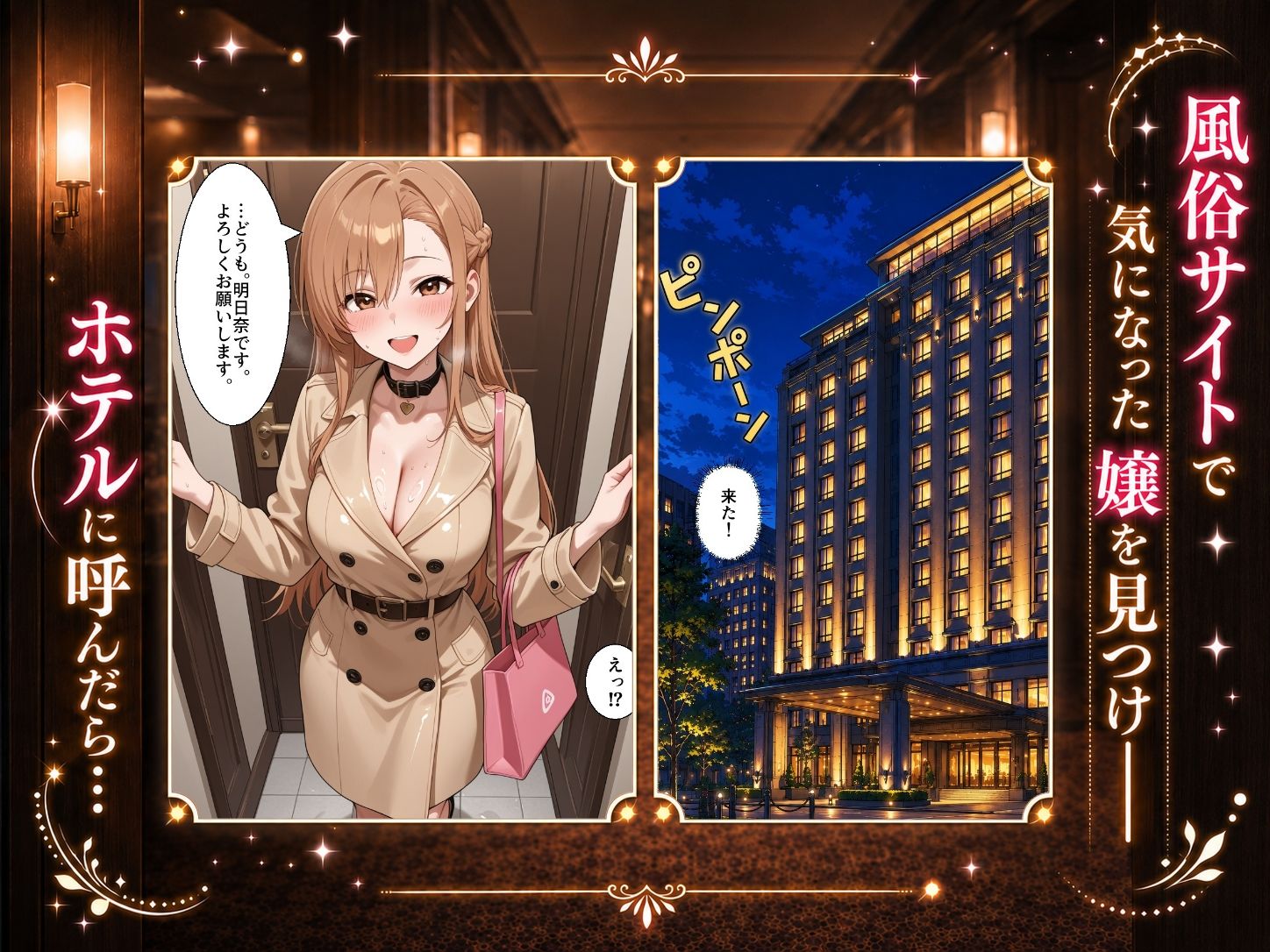 扉を開けたら明〇奈が立っていた サンプル1