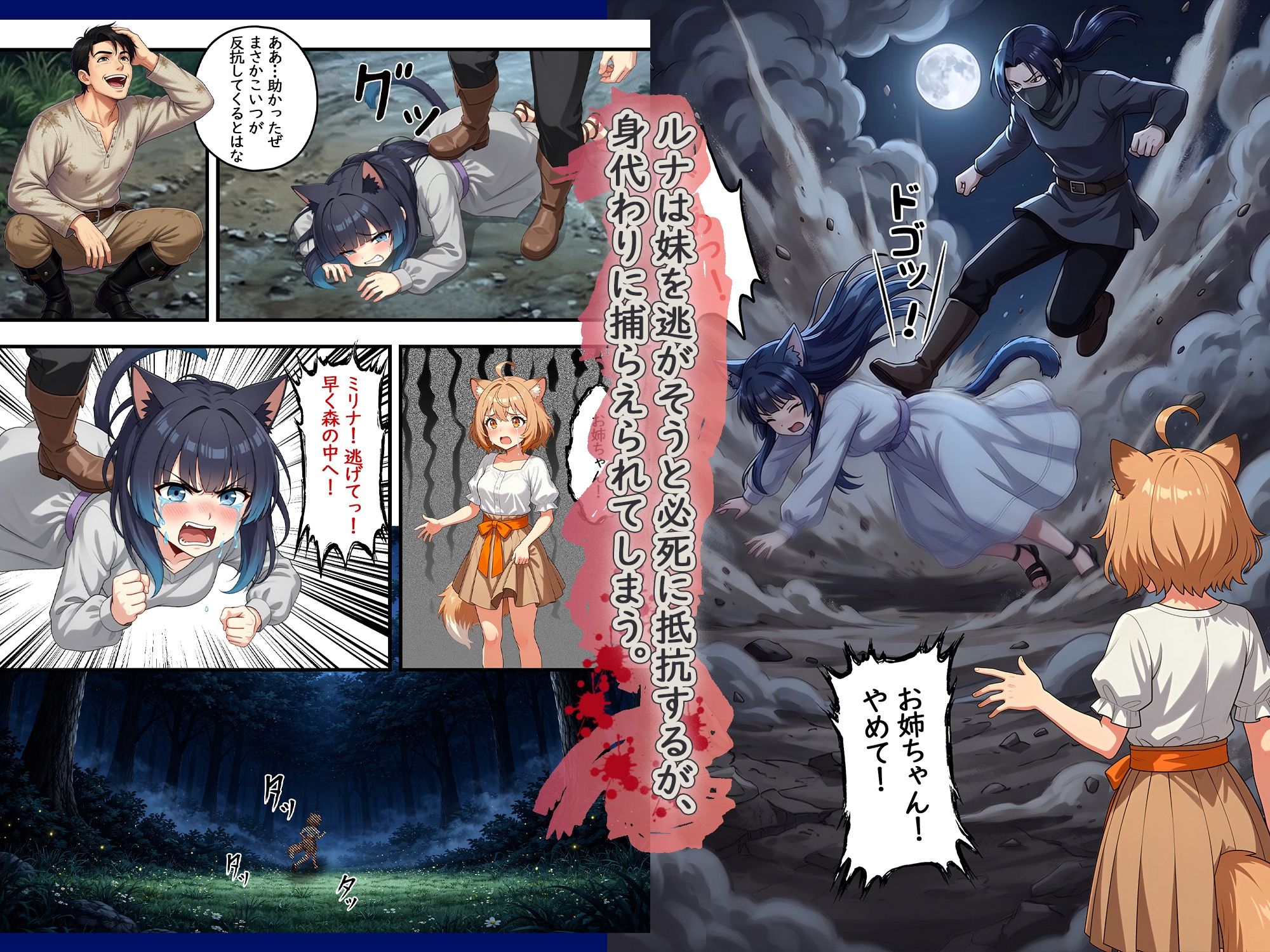 異世界奴●猫耳っ娘姉妹の救済 〜私も性奴●だけど、お姉ちゃんだけは救い出してみせる。〜 画像3