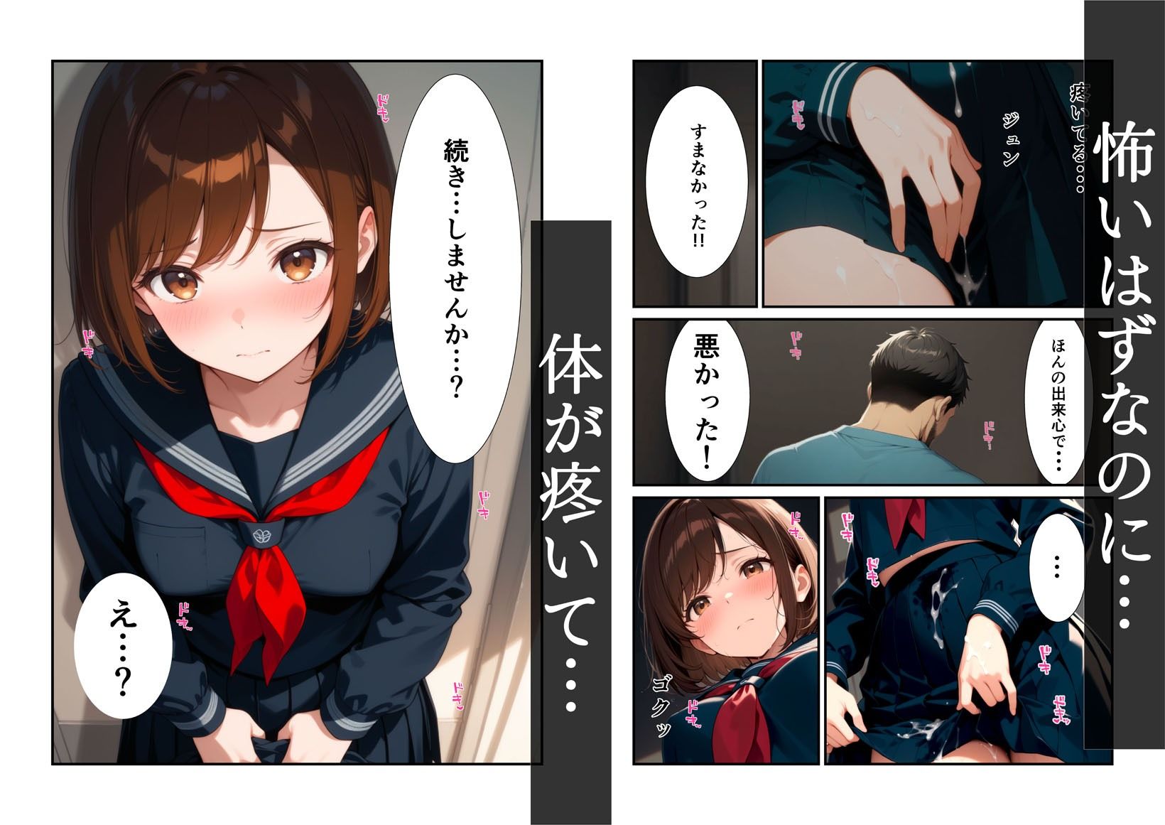 隣のおじさんと生えっち 画像3