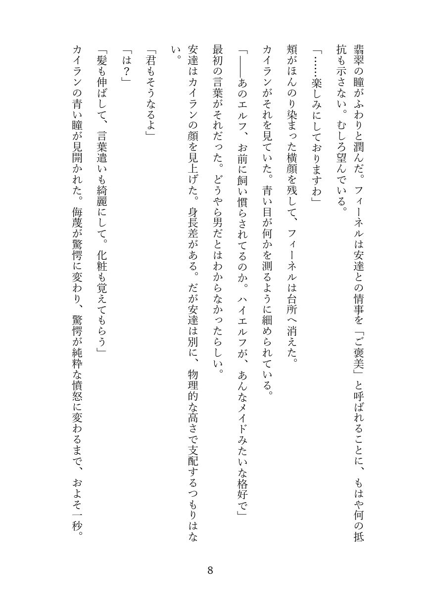 傲慢な狼獣人を奴●調教してメス堕ちさせる話 サンプル7