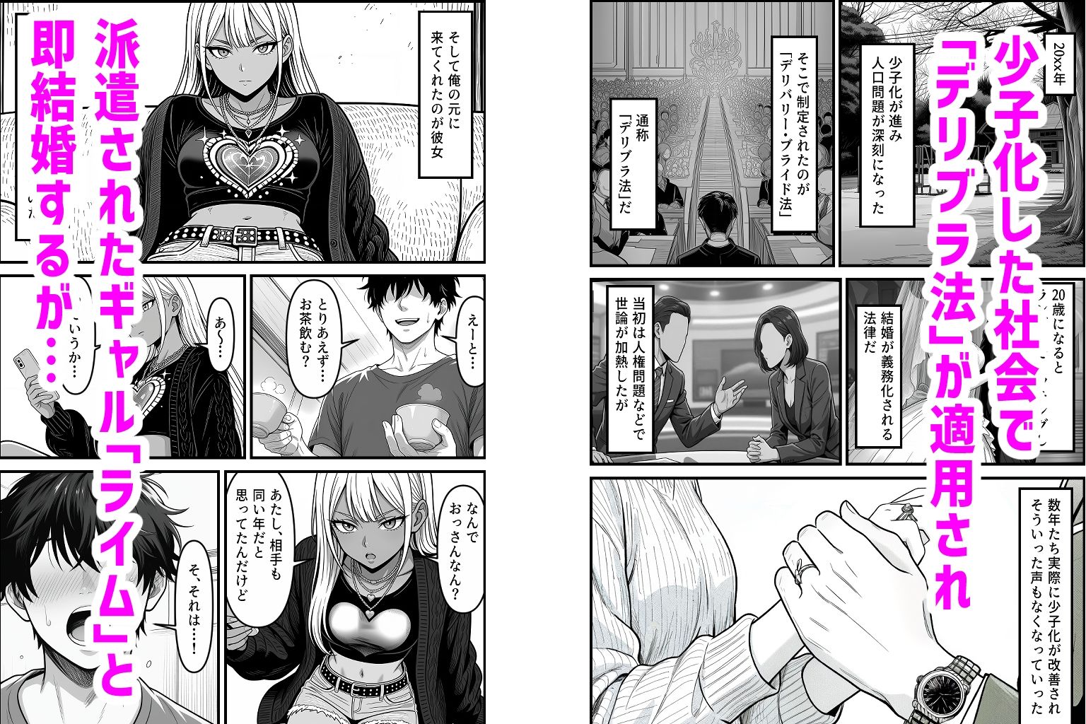 デリバリー・ブライド〜ツンデレ黒ギャルと出会って即結婚した結果… 画像2