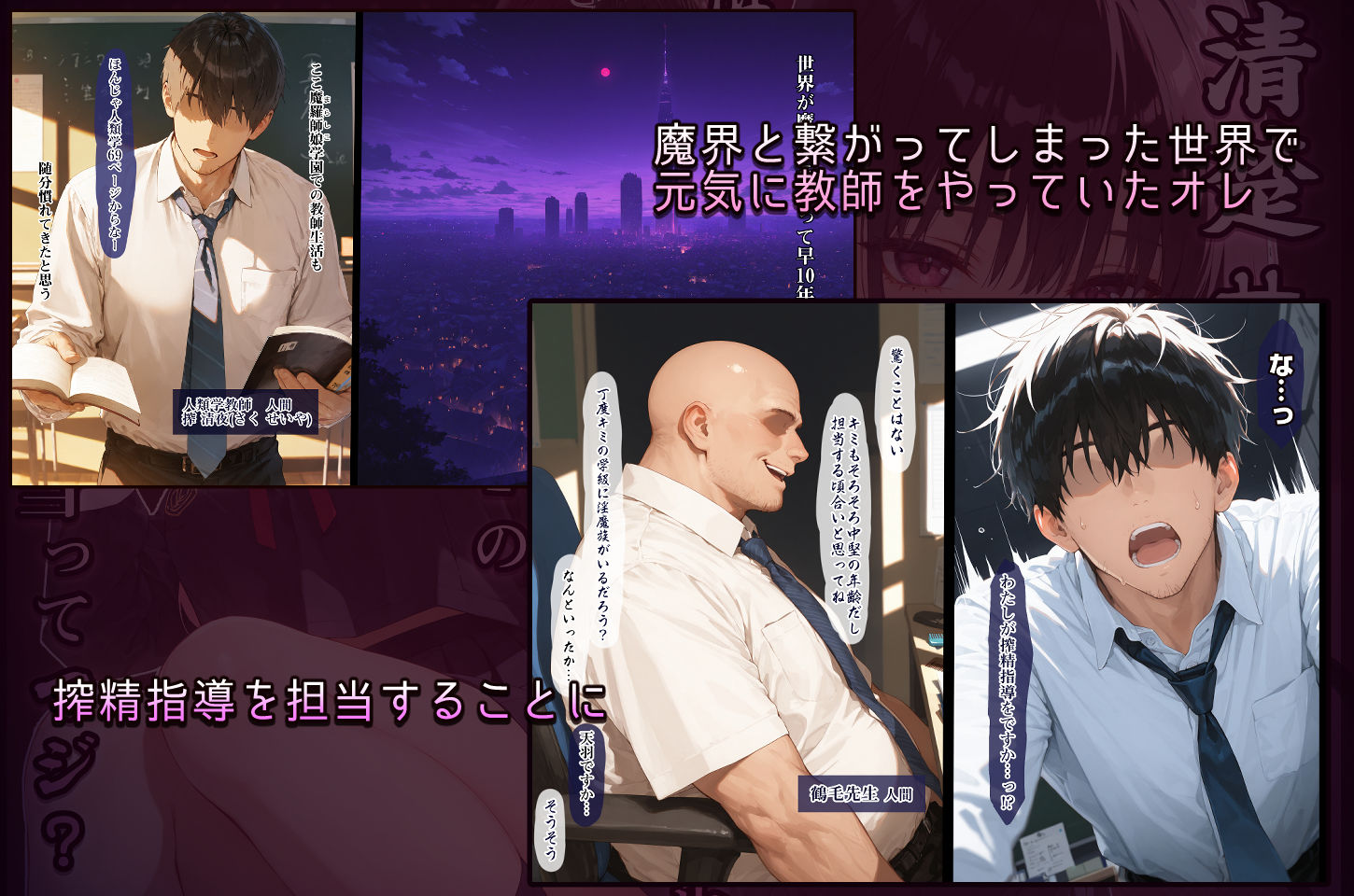 清楚サキュバス 世界が魔界と繋がって早10年 オレが教え子の搾精指導担当ってマジ？ サンプル2