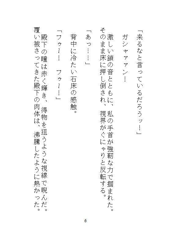 身代わりに地下牢へ落とされた地味メイド。狂暴な竜皇太子の本能を覚醒させ、ナカをマグマのような精子でどちゅどちゅ満たされる溺愛生活 サンプル3
