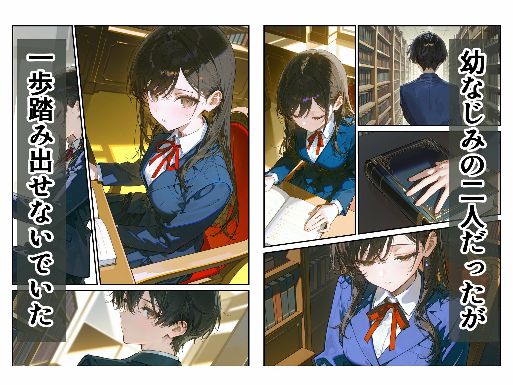 白石伶那『黄昏の図書室』 画像1