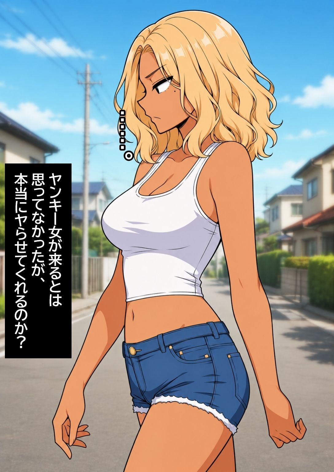 深夜のド〇キにいそうなヤンキー女を孕ませる。 画像2