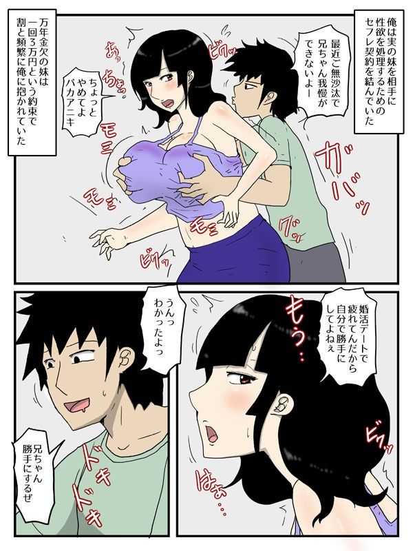 婚活中の妹が軽蔑した眼で性欲処理してくれる件 サンプル3