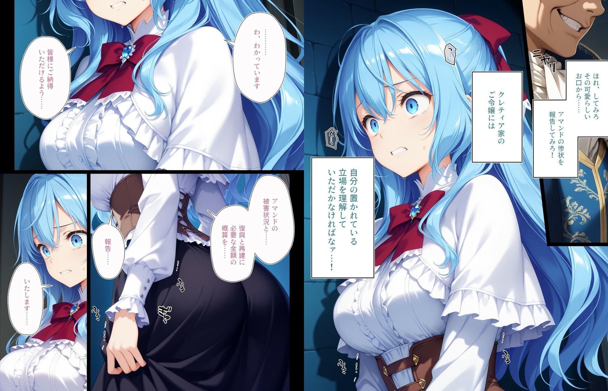 恥辱の淑女〜リーゼロッテ=ク〇ティアがアマンド復興のために処女を捧げる話〜【前編】 画像4