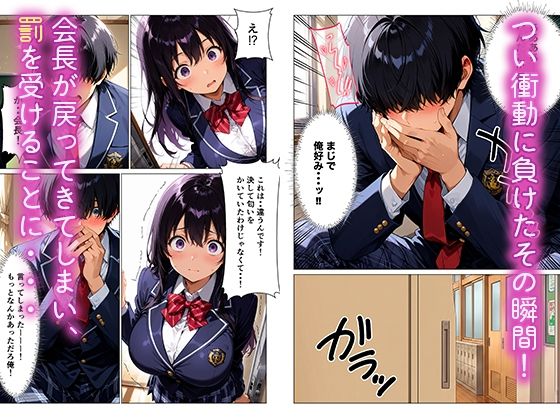 【無料エロ漫画】d_786689 【処女喪失】完璧生徒会長のH練習台。煽って理性崩壊！中出しイキ狂い(ちょこみん)
