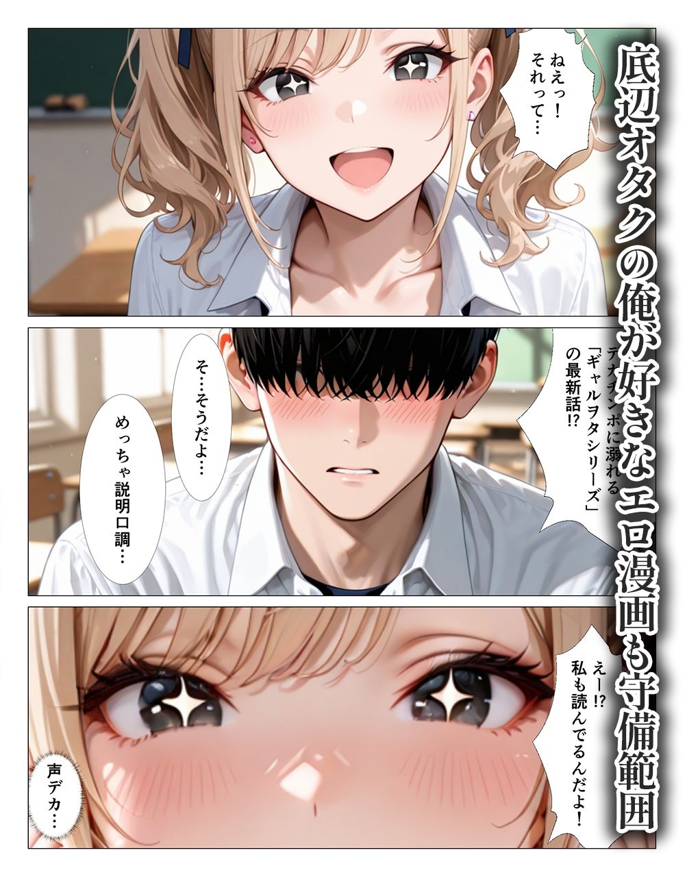 底辺オタクの僕がカースト上位のギャルに素股してもらえたワケ 画像2